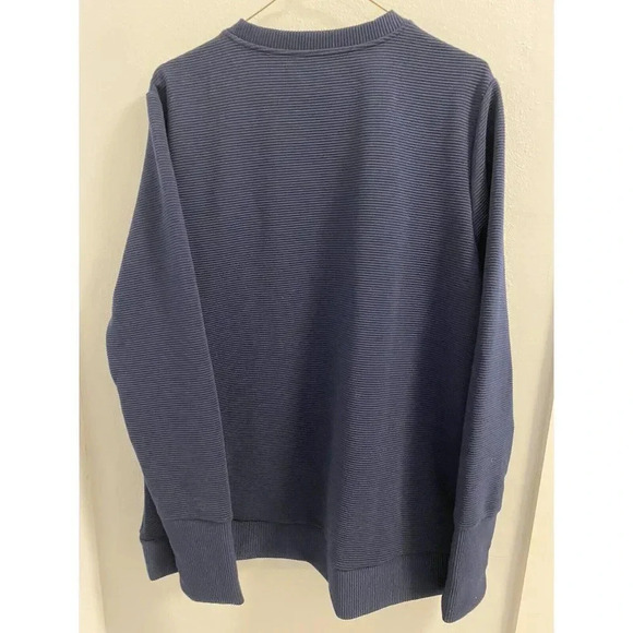 ADDISON BAY - THE EVERYDAY CREWNECK PULLOVER - WOMENS - NAVY- SIZE XL - Picture 5 of 9